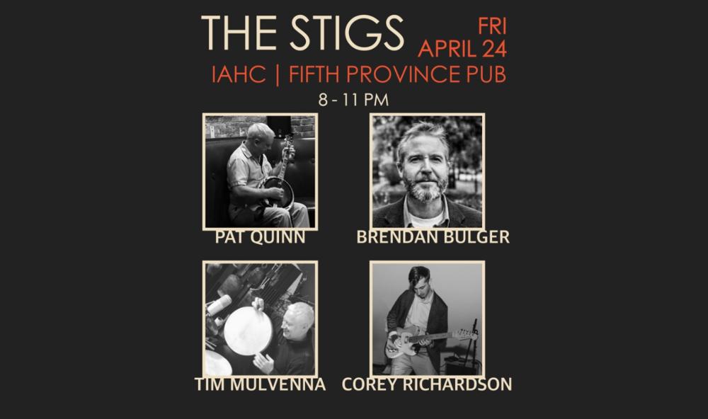 🎶 LIVE MUSIC TOMORROW NIGHT AT THE IAHC - The Stigs